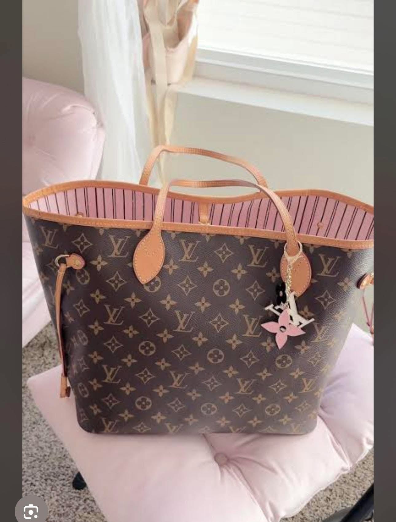 Pink/Brown Purse Large