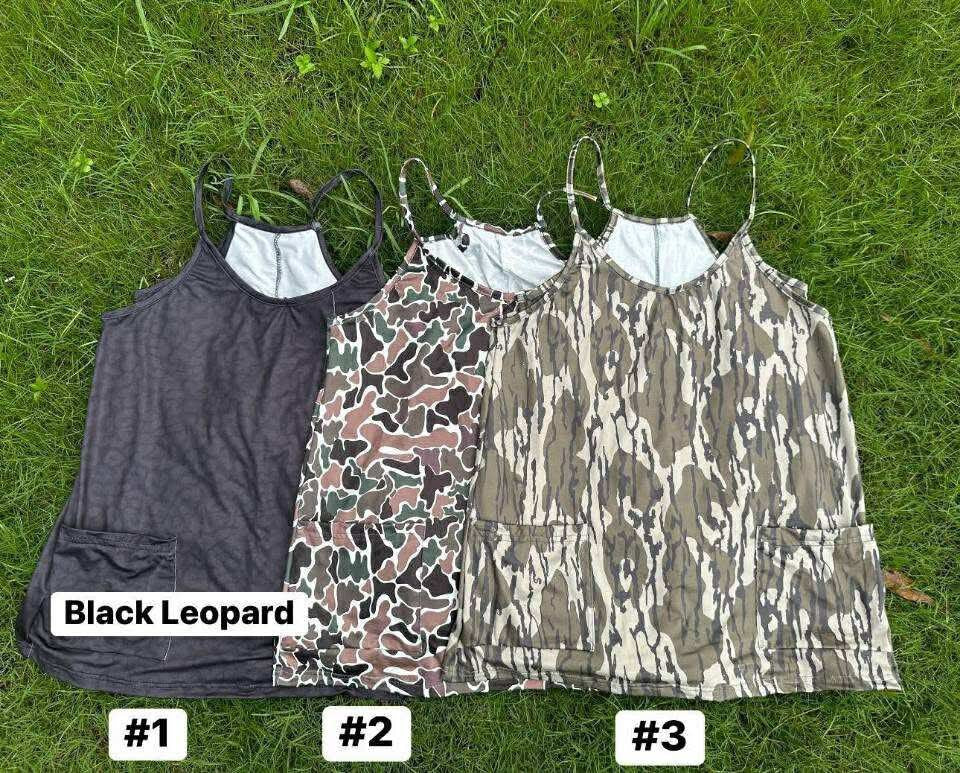 Camo dress/romper shorts underneath