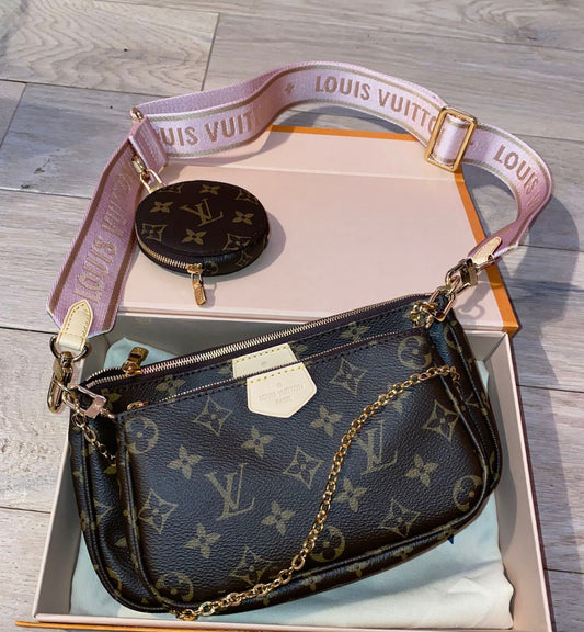 3pc Pink Strap