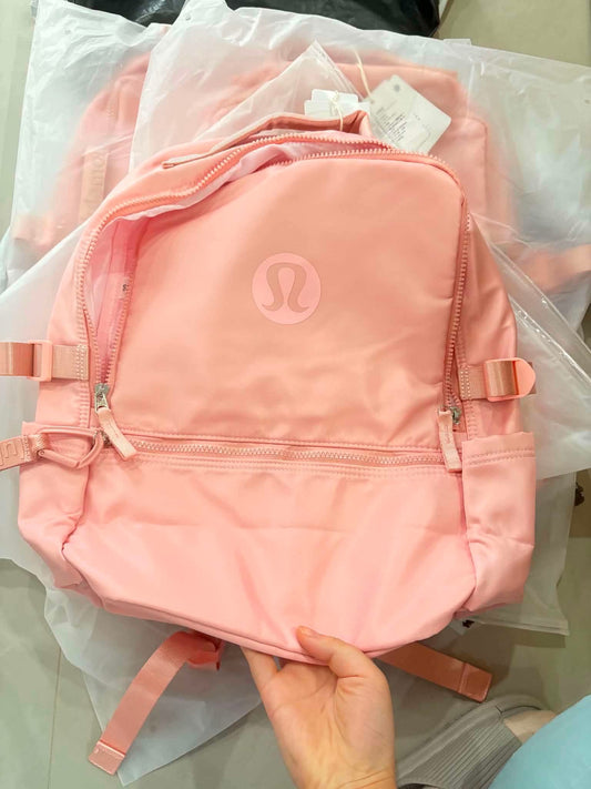 Pink backpack